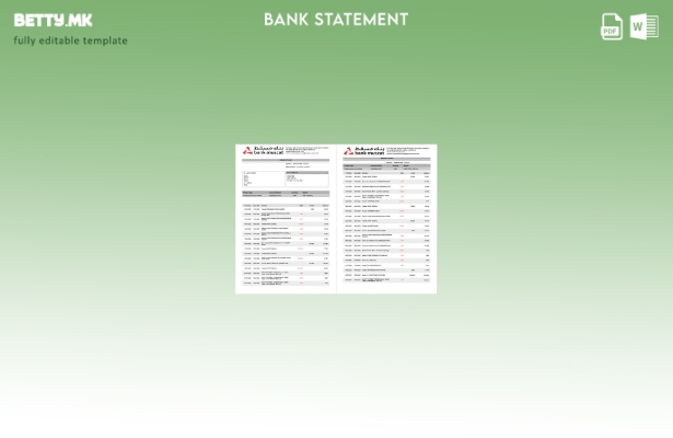 модерен стил Оман банка Мускат извод на сметката шаблон страници збор